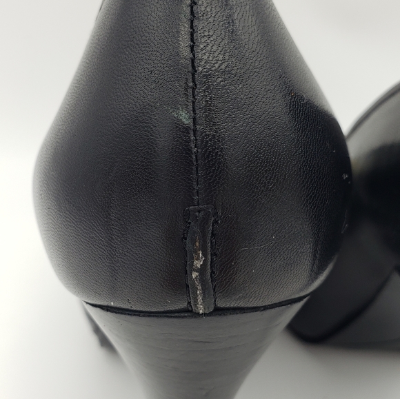 Nine West Square Toe Heels sz 8M - Picture 4 of 14